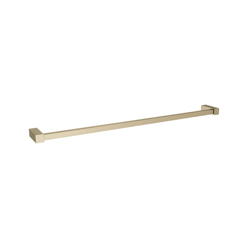 Monument Wall Mounted Towel Bar, Golden Champagne, 2.7"D x 24.8"L x 0.56"H 