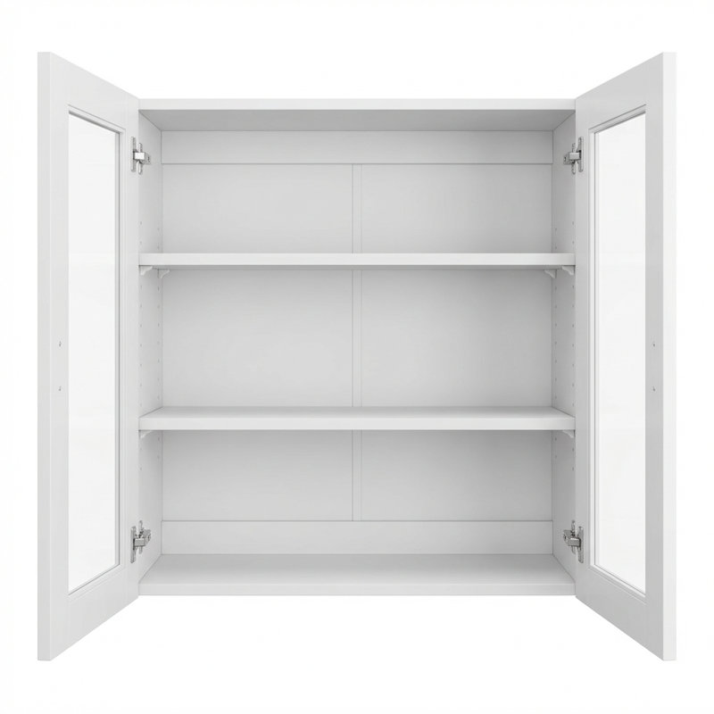 3 Piece Cube Shelf, White