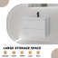 Ensemble de meuble-lavabo mural 29,5 "avec lavabo et deux tiroirs (robinet non inclus), entièrement assemblé-247960321-247960326