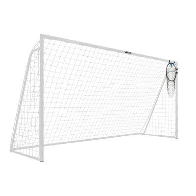 Soccer Goals for Backyard Soccer Goal 12x6 FT, Large Metal Soccer Goal with 2" Steel Goal Post and High-Density Net, Outdoor Practice Equipment for Youth Adults and Kids, White