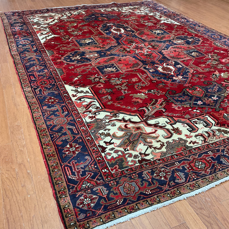 HERAT ORIENTAL Handmade Heriz Wool Rug