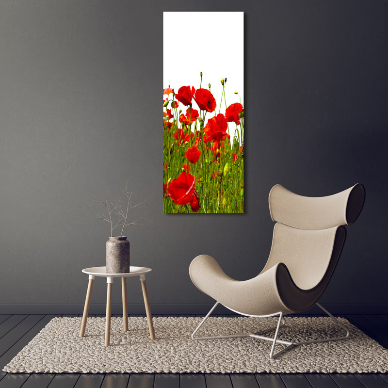 Field Of Poppies - Wrapped Canvas Print