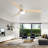 Kemp 52'' 3 -Blade LED Flush Mount Ceiling Fan with Light and Remote Control-150858202