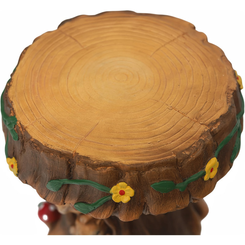 Tabouret de jardin fantaisiste en résine Dovarix, Brown Squirrel