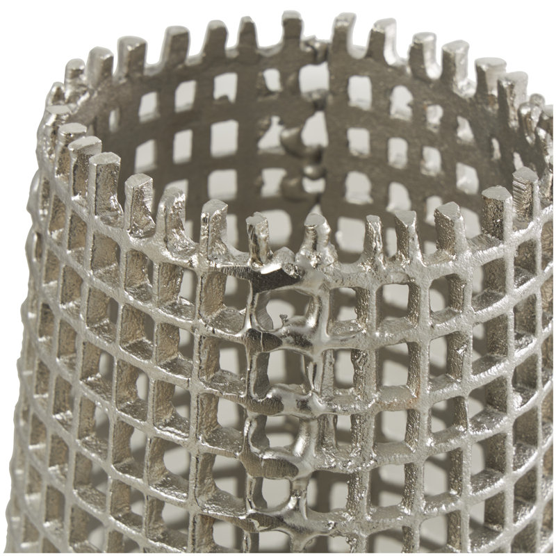 Vase de plancher en aluminium Arionne, H 29,05 po x l 6,2 po x P 6,05 po