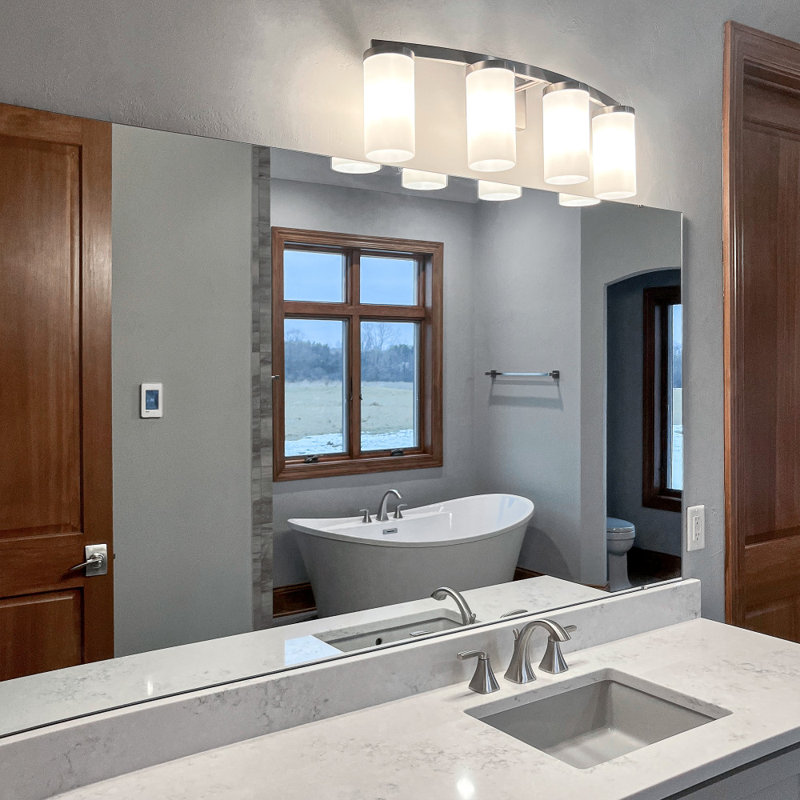 Desta Vanity Bar, 4-Light, Satin Nickel