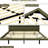 Full Size, Floating Bed Frame, 8 - Effect Led , , Pu Leather, Strong Support, Easy Assembly-990874965-990874967