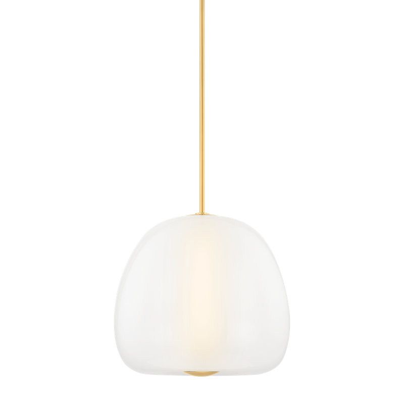 SCRANTON Pendant, Brass, 17.75" H x 19" W x 19" D