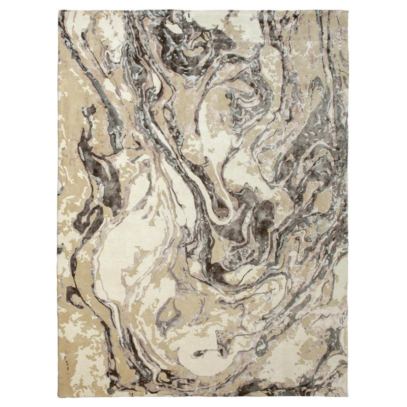 Marbleized Rug-6' X 9', Rectangle 6' x 9'