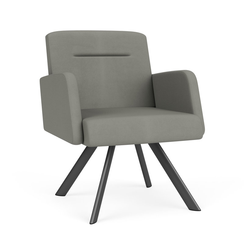 Fauteuil de réception Willow, Gris anthracite, Patriot Plus