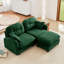 Canapé modulaire Elmsforde avec tissu chenille et dossier capitonné-122808540-117093399
