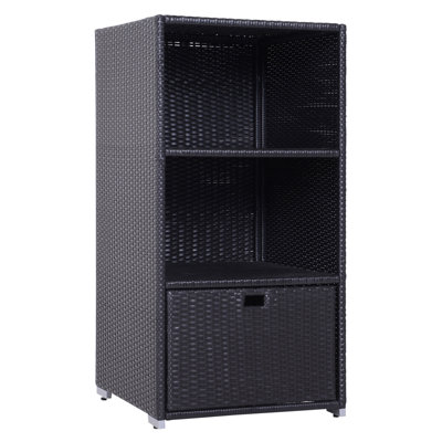 Porte-serviettes de piscine Outsunny Valet
