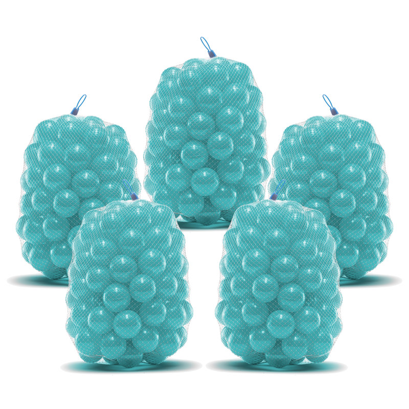 Boules de trampoline en plastique Machrus Upper Bounce Crush Proof, 500, Turquoise
