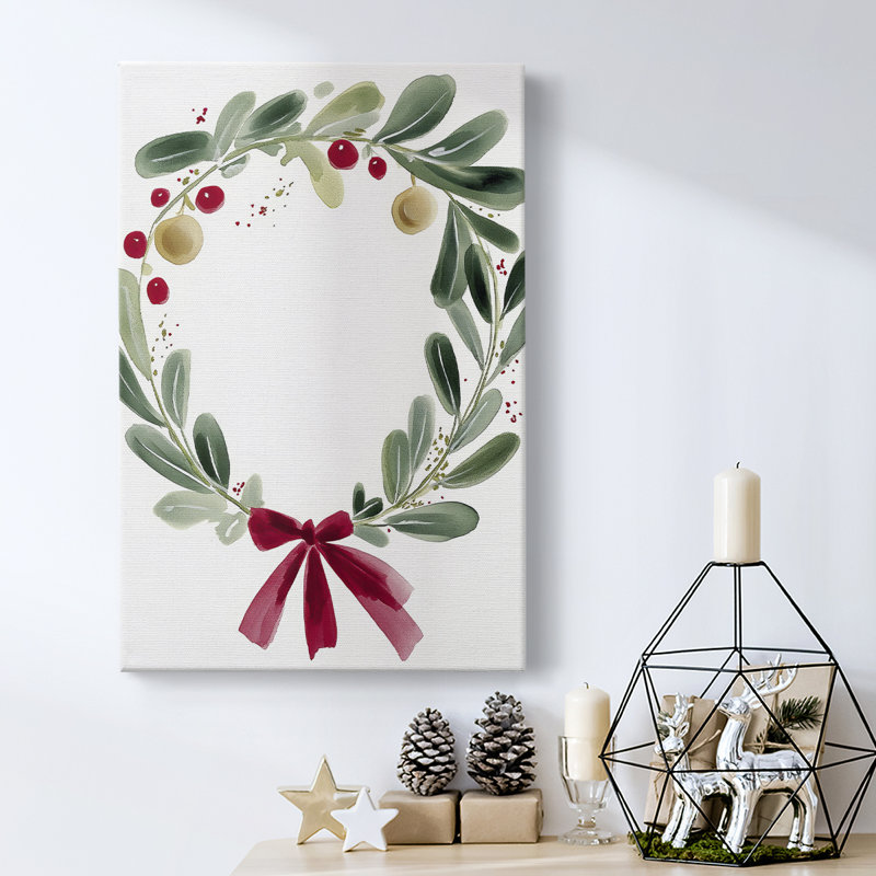 Art des Fêtes de Noël - Toile tendue avec châssis DCCXCI, H 18 po x l 12 po