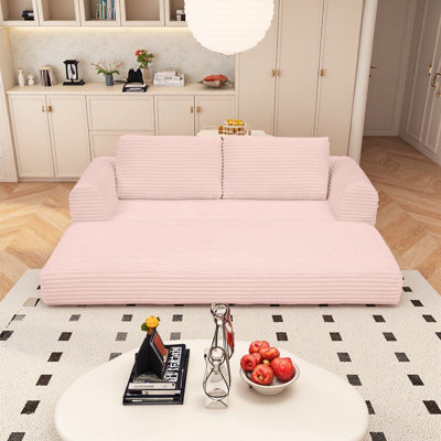 Cloud-Like Luxury Sofa Bed - Effortless 2-in-1 Sleeper Futon, Instant Setup & Reinforced Frame