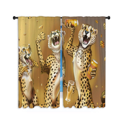 Paire de rideaux transparents Hendra