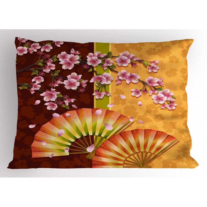 Garden Polyester Floral Sham Set, Twin