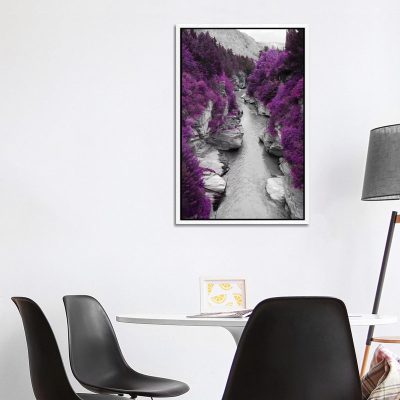 Vanishing Pigment by 5by5collective - Print on Canvas, 101.6 cm H x 66.04 cm W, White Floater Framed