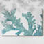 Toile tendue avec galerie Blue Macro Coral II-1545890224