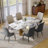 Silva Faux Leather Dining Chair with Arms-748667036