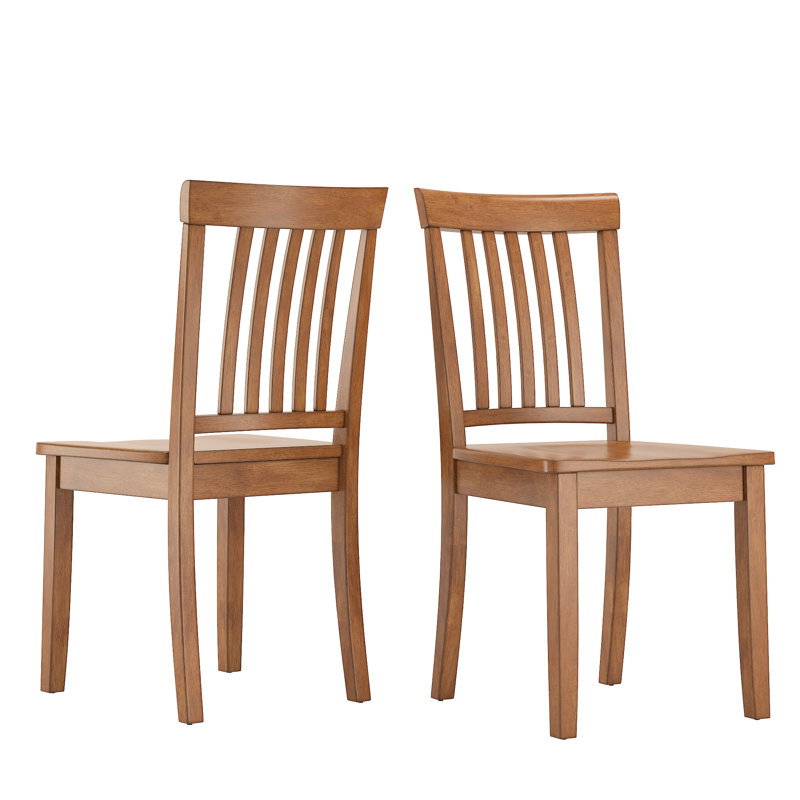 Alexa-Mae 17.15'' H Solid Wood Side Chair, Oak