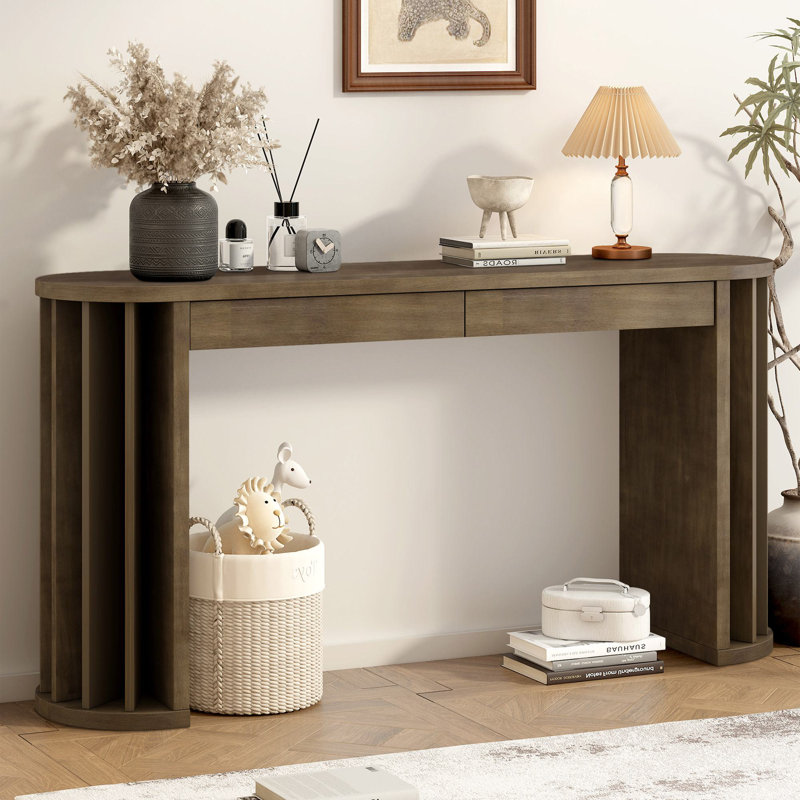 Donnovan 59" Console Table, Natural