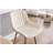 2-piece bar stool set, with chrome footrest and fabric top surface chair, simple leg chair-766049154-766049179