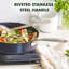 GreenPan SearSmart Healthy Ceramic Nonstick 5qt Saute Pan with Lid