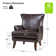 Aviles  29.2" W Vegan Leather Wingback Armchair