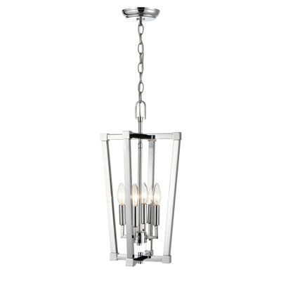 Luminaire suspendu lanterne 4 lumières