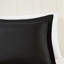 Édredon noir simple / simple TG avec qualité intérieure confortable et 3M-124957831
