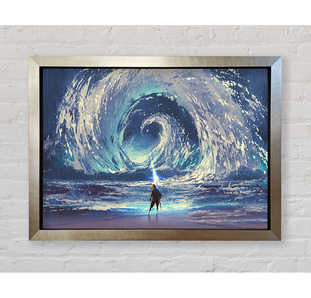 Swirl Of Ocean Powers - Einzelner Bilderrahmen Kunstdrucke