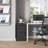 18"D 2 Drawer Metal Vertical File Storage Cabinet with Lock for Home Office A4 Letter/Legal Size-1451619593