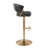 Loehr Adjustable Bar Stools with Rounded T Footrest-100480867-100480868