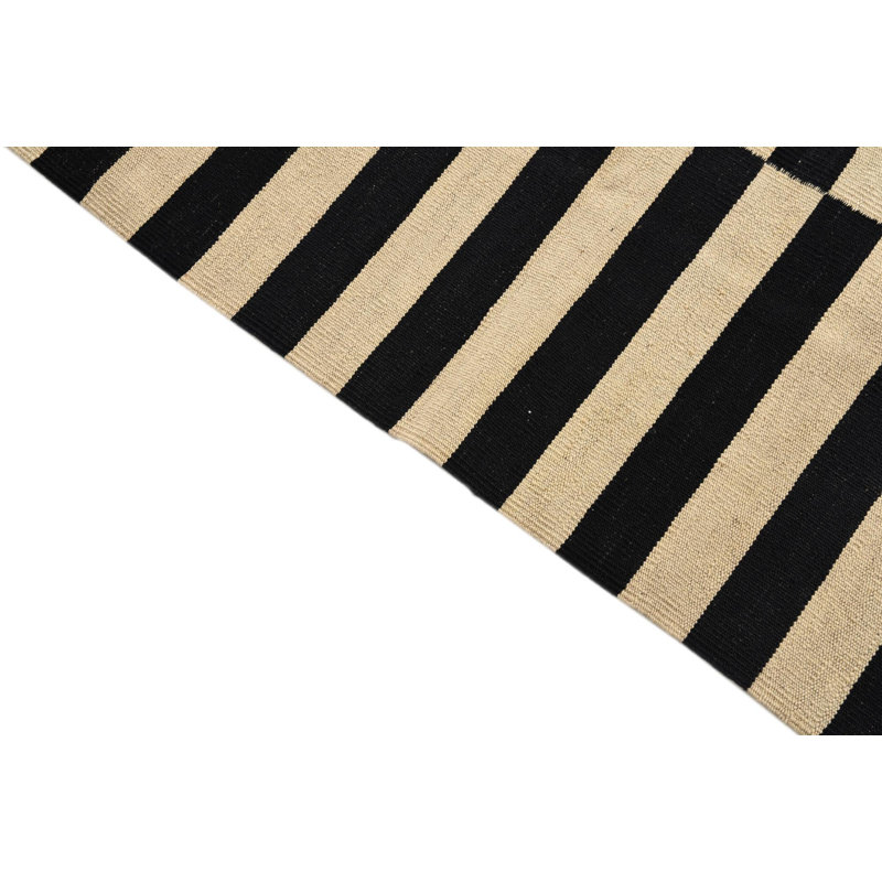 Tapis noir et blanc Jaylen
