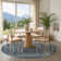 Premium Machine Washable Bucz AMF1725 Geometric Rug