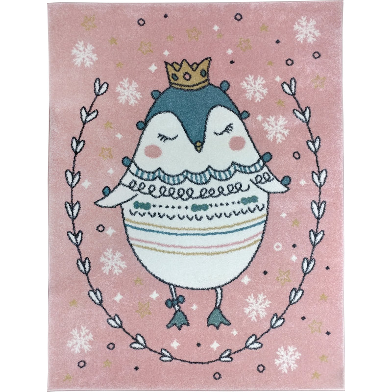Tapis de chambre d'enfant pour la chambre de la princesse Sophie, Rectangle 5 pi 3 po x 7 pi 3 po