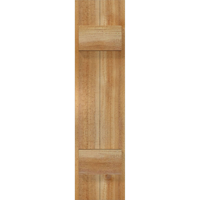 TimberCraft 5 3/8 "planches jointes à panneaux n-batten, cèdre rouge de l'Ouest (par paire), 21 1/2 po, 27"