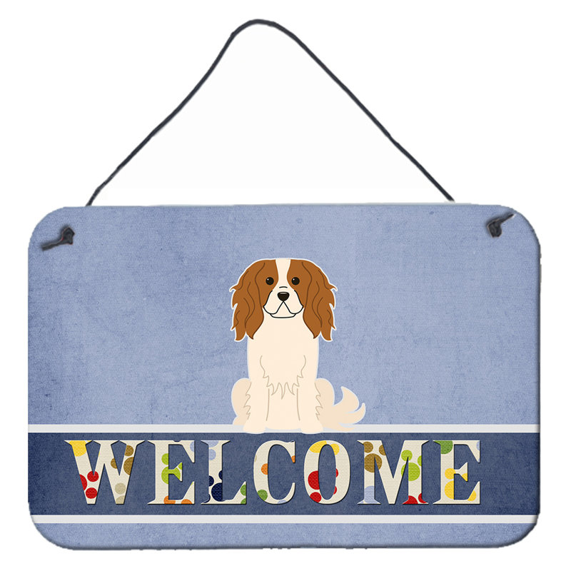 Décoration murale welcome bouledogue english, Pièce de monnaie / argent, Épagneul cavalier