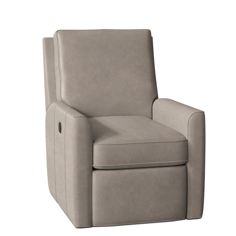 Yorba Recliner, Outsider Raven Genuine Leather, Manual