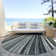 Chayden Flatweave Washable Striped Indoor / Outdoor Rug