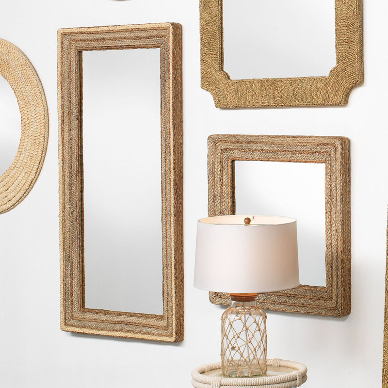 Seagrass Mirror, Rectangle 57.75" x 30"