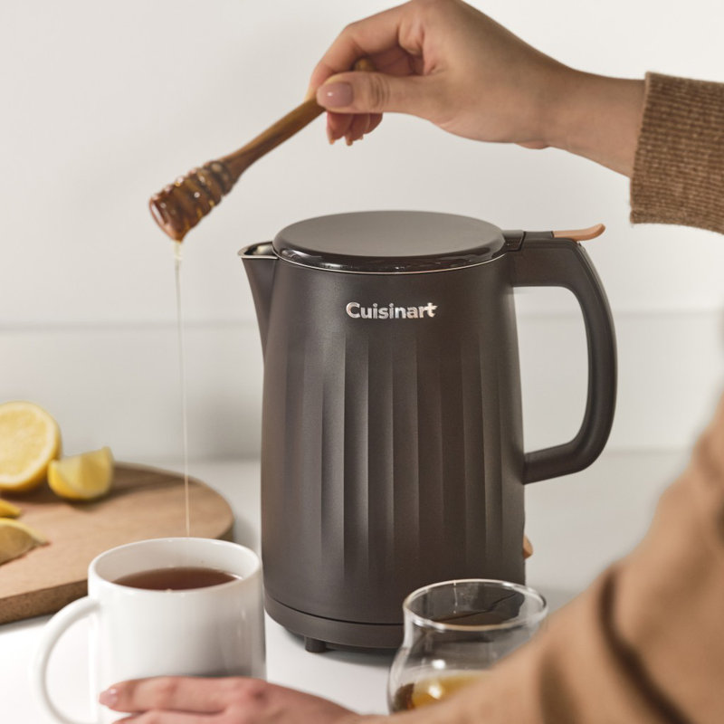 Cuisinart Soho 1-Liter Double-Wall Electric Kettle, Black