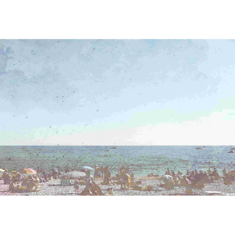 Jour à la plage II, H 8 po x l 12 po