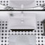 Meuble-lavabo autoportant de 22 po avec lavabo simple en céramique et porte à fermeture en douceur, rangement sur le côté droit-2134092686