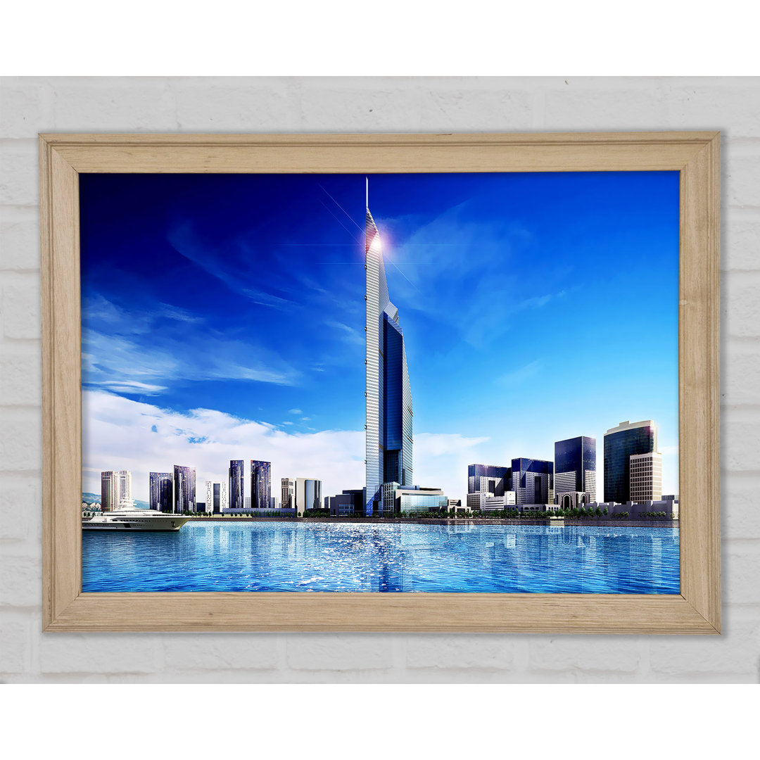 Burj Dubai Wolkenkratzer - Einzelner Bilderrahmen Kunstdrucke