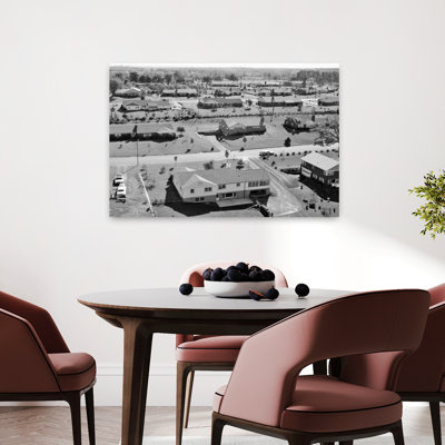 1950s 1960s AERIAL VIEW OF SUBURBAN HOUSING DEVELOPMENT BEATTY HILLS SPRINGFIELD PENNSYLVANIA USA 1 Piece Wrapped Canvas Wall Art