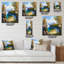 Horloge murale Morning Sun by the Wild Beach-1969258270