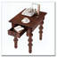 Table de bout en bois massif avec tiroir-8772621