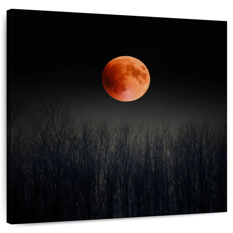 Oberle Mystical Blood Moon, 16" H x 16" W